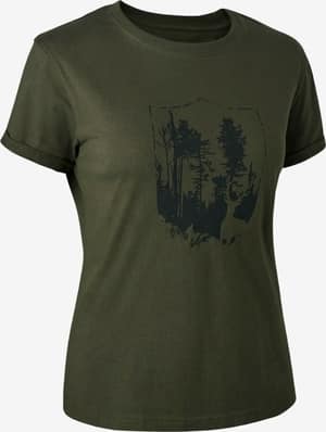 Deerhunter Lady t-shirt med skjold